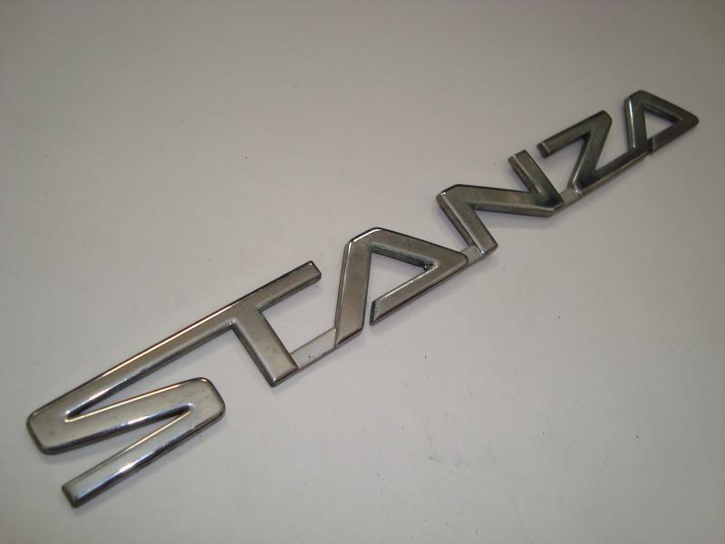 STANZA+電鍍字母車(chē)標(biāo)